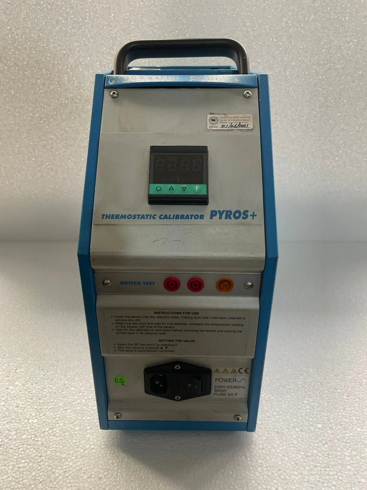 Temperature Calibrator Gussani Pyros+ Thermostatic Temperature Calibrator